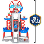 Tall Transforming Tower With 6 Action Figures
