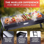 Portable Charcoal Grill And Smoker 23 Inch Black