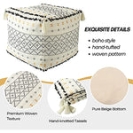 Braided Handwoven Casual Ottoman Pouf Cover