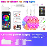 Bluetooth App Control Led Rope Lights With Remote