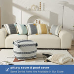Braided Handwoven Casual Ottoman Pouf Cover