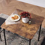 Dining Room Wooden Kitchen Table And Pu Cushion Chair Sets