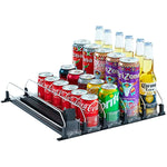 Self Pushing Soda Can Organizer For Refrigerator