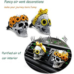 Universal 3 Pack Skull Car Air Vent Decoration 