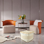 Braided Handwoven Casual Ottoman Pouf Cover