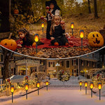 Solar Torch Light with Flickering Flame for Garden Decor