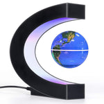 Magnetic Levitation Globe With Led Light Cool Gadgets Floating Lamp Globe Decor Cool Tech Gifts For Men Father Husband Boyfriend Kids Boss Great Technology Graduation Gifts Blue