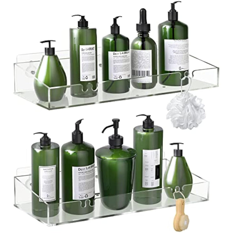2-Pack Adhesive Bathroom Shower Caddy Organizer
