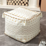 Braided Handwoven Casual Ottoman Pouf Cover