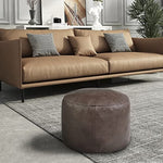 Unstuffed Faux Leather Pouf Cover