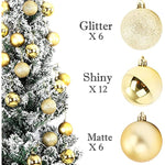 Christmas Balls Ornaments For Xmas Christmas Tree 24 Pcs