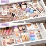Wide Makeup Vanity Storage Bins