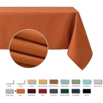 Rectangle Textured Waterproof Tablecloth for Thanksgiving Decoration