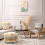 Braided Handwoven Casual Ottoman Pouf Cover
