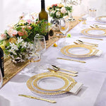 Disposable Dinnerware Set For Party Wedding Offices