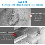 Large Grain Container Storage With Lid Measuring Cylinder