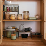 Wood & Metal Top Expandable Counter Shelf