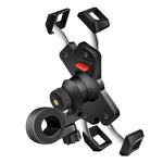 New Bike Phone Mount With Stainless Steel Clamp Arms Anti Shake And Stable 360 Rotation Bike Accessories Bike Phone Holder For Any Smartphones Gps Other Devices Between 4 And 7 Inches