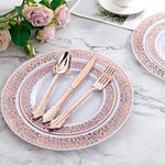 Disposable Dinnerware Set For Party Wedding Offices