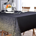 Disposable Plastic Tablecloth Rectangular Waterproof Pe Table Covers