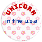Flowers And Unicorns In The Usa Grip And Stand For Phones And Tablets