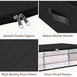 Under bed Storage Containers With Durable Handles For Clothes, Bedding and Toys