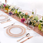 Disposable Dinnerware Set For Party Wedding Offices