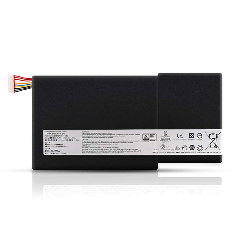Amanda Bty M6J Battery 11 4V 64 98Wh Replacement For Msi Gs63 Gs63Vr Gs73 Gs73Vr 6Rf Stealth Pro 6Rf 001Us Bp 16K1 31 Bty U6J Series