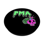 Pma Positive Mental Attitude Skull Creepy Brains Zombie Grip And Stand For Phones And Tablets