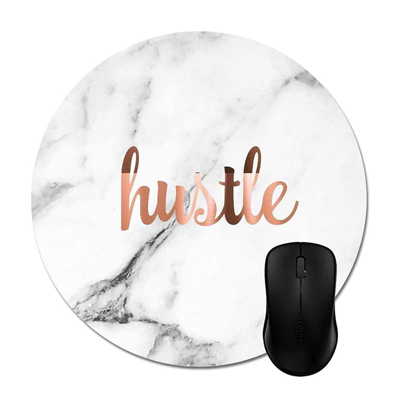Quotes Marble Rose Gold Foil Print Mouse Pads Stylish Office Accessories 8In 1