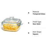 Oven Safe Square Casserole Dish With Handles