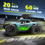 High Speed Monster Truck Rc With Led Chassis Light Headlights 2 4Ghz