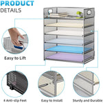 Mesh Desk File Organizer with Handle