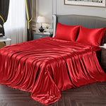 Silky Soft Satin Bed Sheets Full Twin Xl Twin