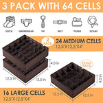 Fabric Foldable Dresser Closet Organizers