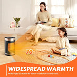 Electric Space Heater With 70 Oscillation Upgraded 9 Blade
