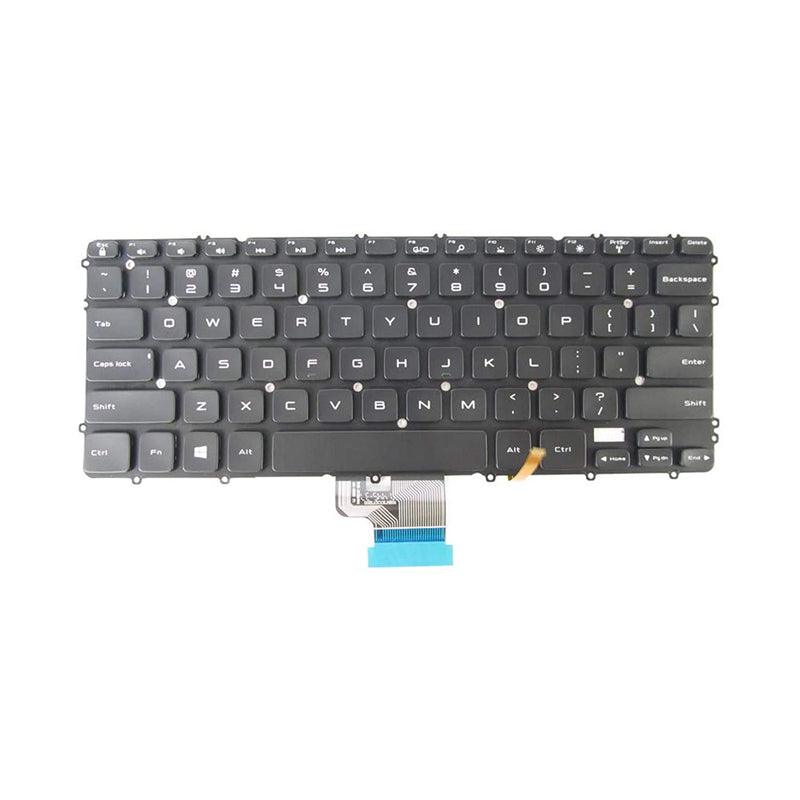 New Keyboard Compatible with Dell Precision M3800 XPS 15 9530 0WHYH8 WHYH8 0HYYWM PK130YI2A00 V143725AS1 with Backlit US Black