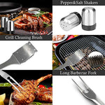 26Pcs Stainless Steel Heavy Duty Bbq Tools With Glove And Corkscrew