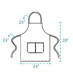 12 Pack Bib Apron Unisex Black Apron Bulk With 2 Roomy Pockets Machine Washable For Kitchen Crafting Bbq Drawing