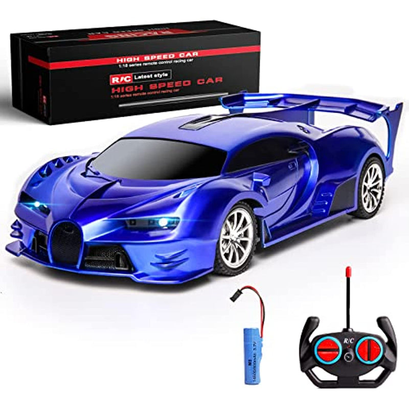 Remote Control Car 1 18 Rechargeable High Speed With Headlight