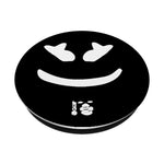 Angry Marshmallow Face White Grip And Stand For Phones And Tablets