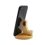 Cute Cell Phone Tablet Holder Stand Wooden Smartphone Desktop Holder Compatible For Iphone Xs Xr X 8 7 Plus 11 Pro Max Samsung Galaxy Android Smartphone