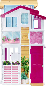 Barbie 3 Story House With Pop Up Umbrella