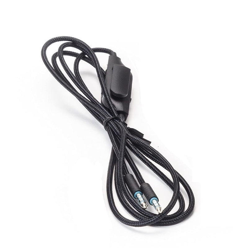 Logitech Original Braided 3 5Mm 4 Pin Cable With Inline Controls For G633 And G933 Gaming Headset 1 5M