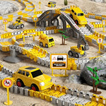 Construction Car And Flexible Track Playset