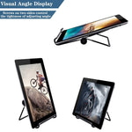 Foldable Tablet Stand Portable Adjustable Multi Angle Metal Holder Cradle Compatible With 9 13 Inch Tablet
