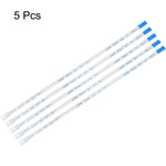 Uxcell Flexible Flat Cable 6 Pins 0 5Mm Pitch 150Mm Fpc Ffc Flexible Ribbon Cable For Lcd Tv Car Audio Dvd Player Laptop 5Pcs B Type