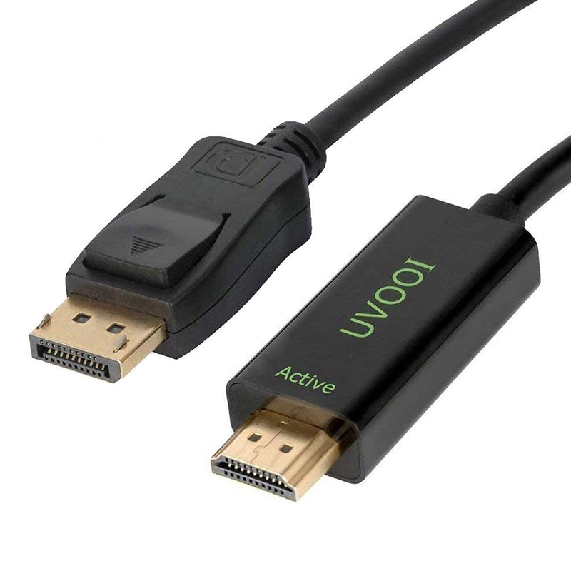 Active Dp To Hdmi2 0 Cable 10Feet Displayport To Hdmi Active Cable Supporting Eyefinity Technology 4K 60Hz Resolution