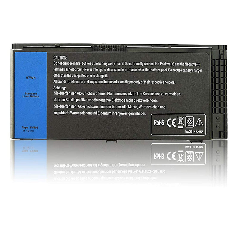 Mew M6600 Laptop Battery For Dell Precision M4600 M4700 M4800 M6700 M6800 Series Battery Fits Type Fv993 Kj321 Fjj4W R7Pnd Pg6Rc Ry6Wh 11 1V 97Wh