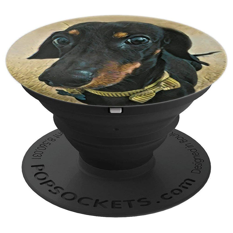 Bronnie The Dachshund Grip And Stand For Phones And Tablets